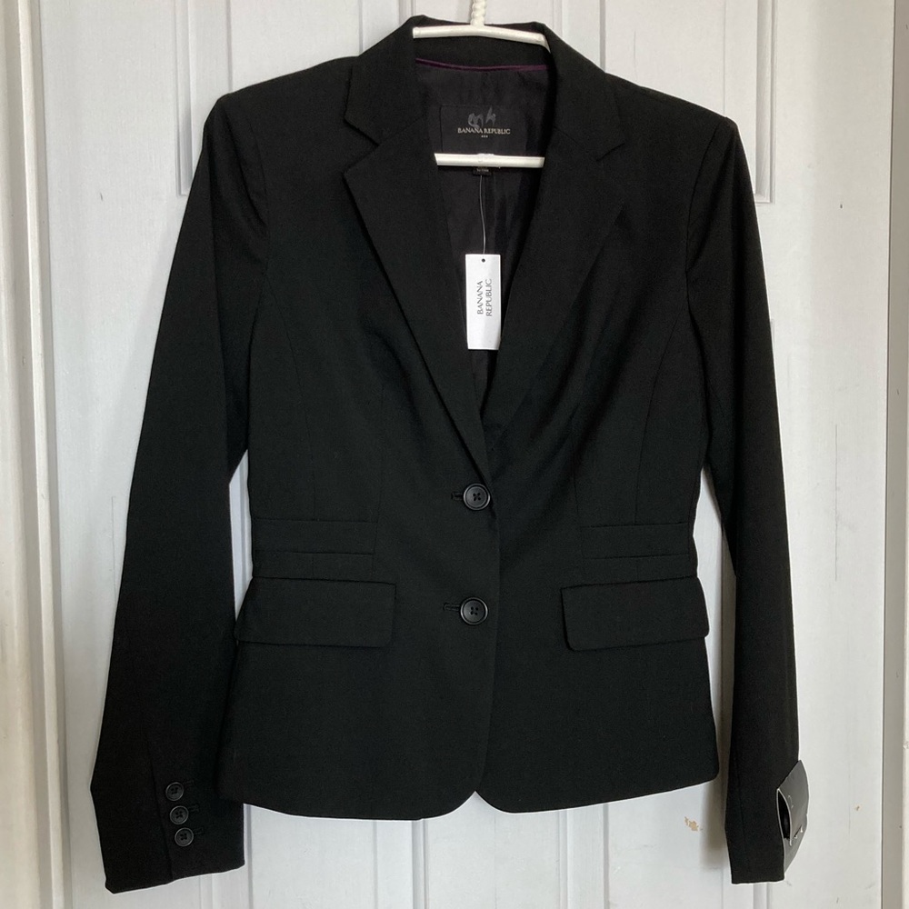 NWT Banana Republic Black Blazer